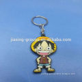 Nice rubber keychain with one piece design ,customized design accept,OEM orders are welcome